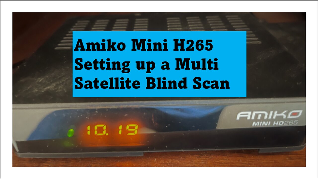 Amiko Mini H265 Multi Dish scan