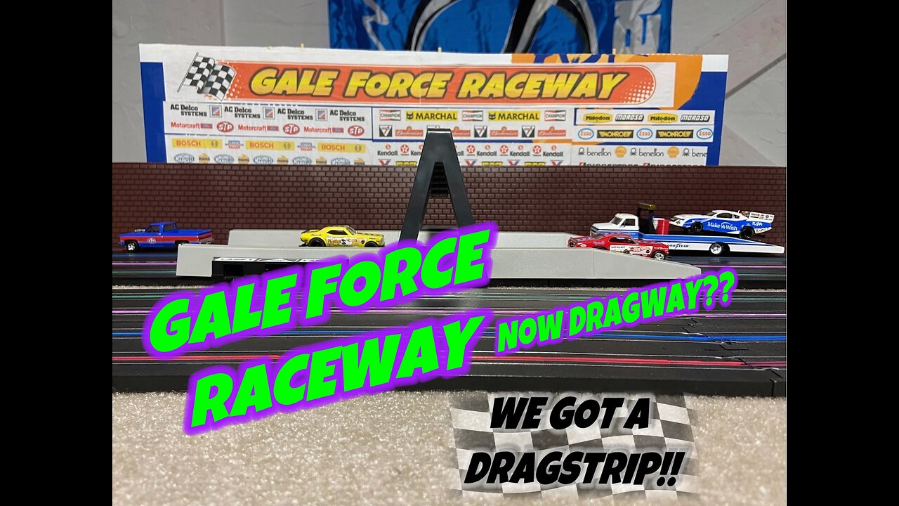 The H.O. slot car dragstrip is HERE!!