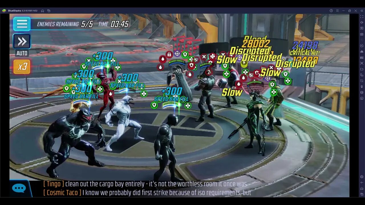 MSF War Live: Symbiotes vs Asgardians