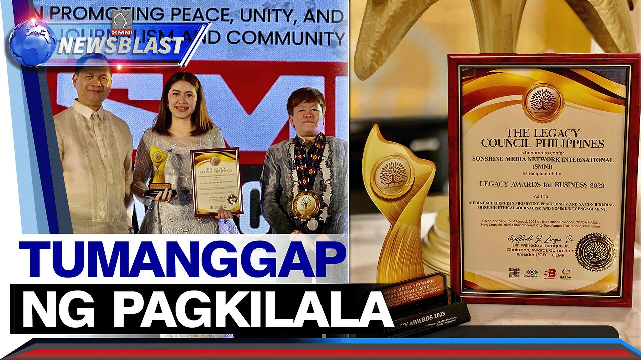 SMNI, mahalaga ang papel para sa Nation-building —Legacy Awards Council