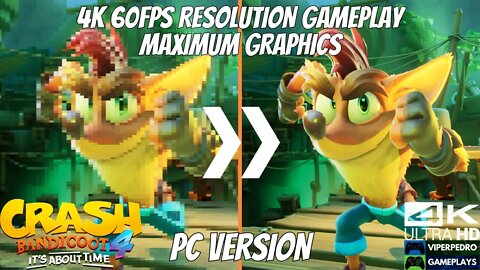 Crash Bandicoot 4: It's About Time | 4K 60fps Maximum Graphics - PC Version Gameplay