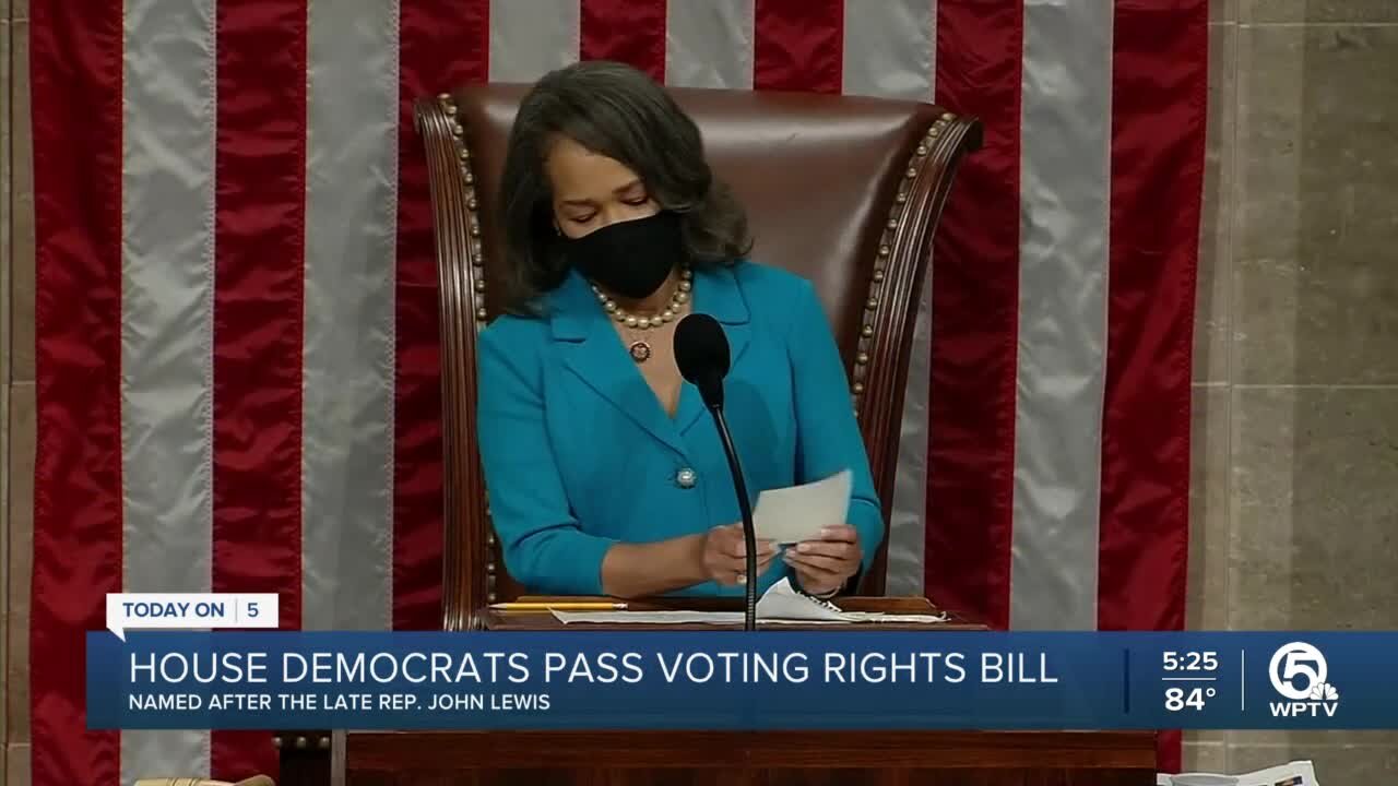 House passes voting rights bill and budget blueprint