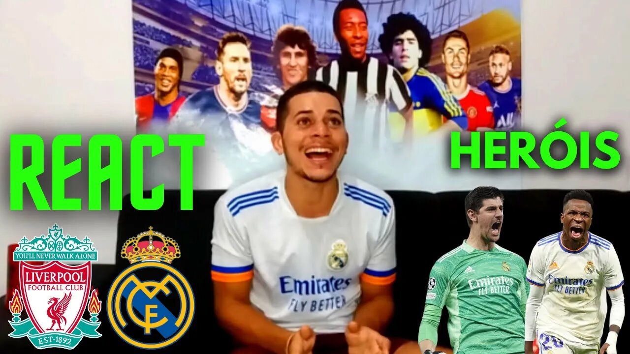 REAL É O CAMPEÃO | [REACT] REAÇÕES LIVERPOOL 0 X 1 REAL MADRID | CHAMPIONS LEAGUE