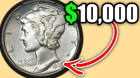 THESE SILVER MERCURY DIMES ARE WORTH A LOT OF MONEY!! 1939 MERCURY DIME VALUE