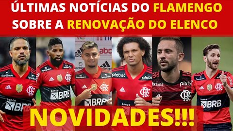 ÚLTIMAS NOTÍCIAS DO FLAMENGO SOBRE A RENOVAÇÃO DO ELENCO É TRETA!!! NOTÍCIAS DO FLAMENGO