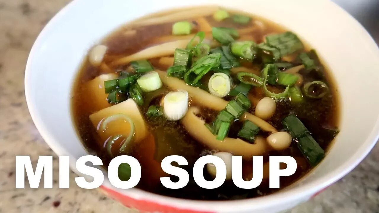 Healing miso soup | Easy vegan cooking