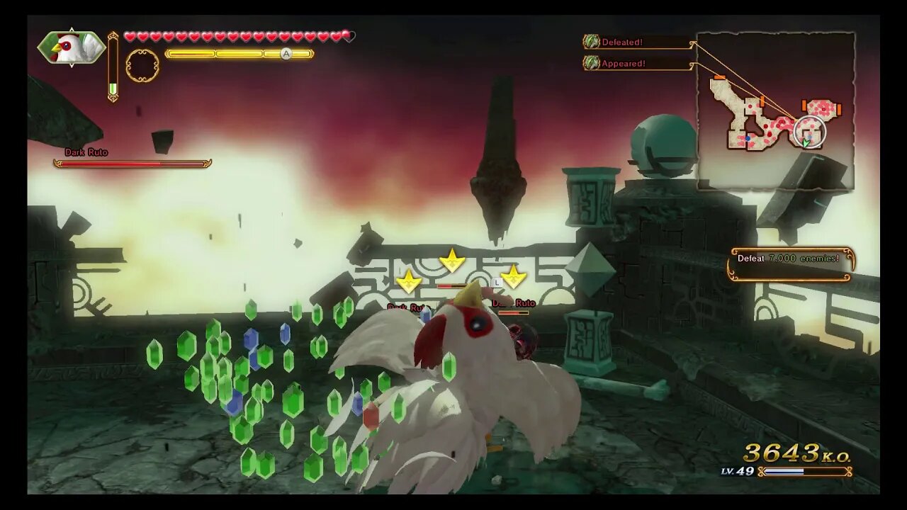 Hyrule Warriors DE - Challenge Mode: Cucco's Fury - Defeat 7,000 Enemies! (A Rank)