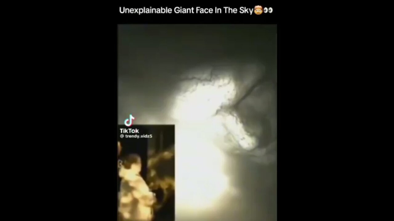 GIANT FACE IN THE SKY