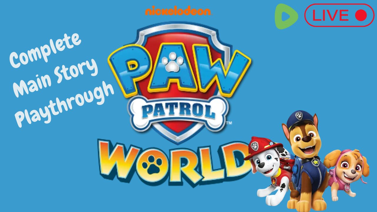 Paw Patrol World Full Gameplay 100% Longplay Full Story (PS4, PS5, Switch, XB1)