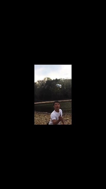 That’s not how you would normally open a can of beer