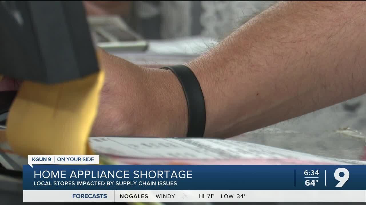 As inflation rates rise, local appliance store says they have plenty of inventory