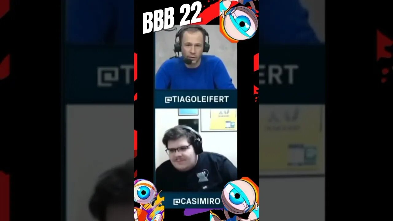 TIAGO LEIFERT E CASIMIRO FALAM SOBRE ARTHUR AGUIAR NO BBB 22 #shorts #bbb22 #corta