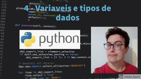 Aula 4 - Variáveis e tipos de dados em Python