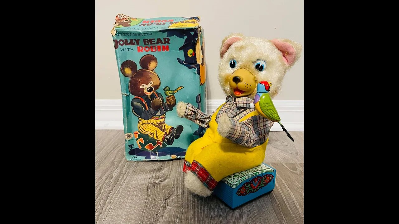 Jolly Bear with Robin is one of the rarest Bear toys!