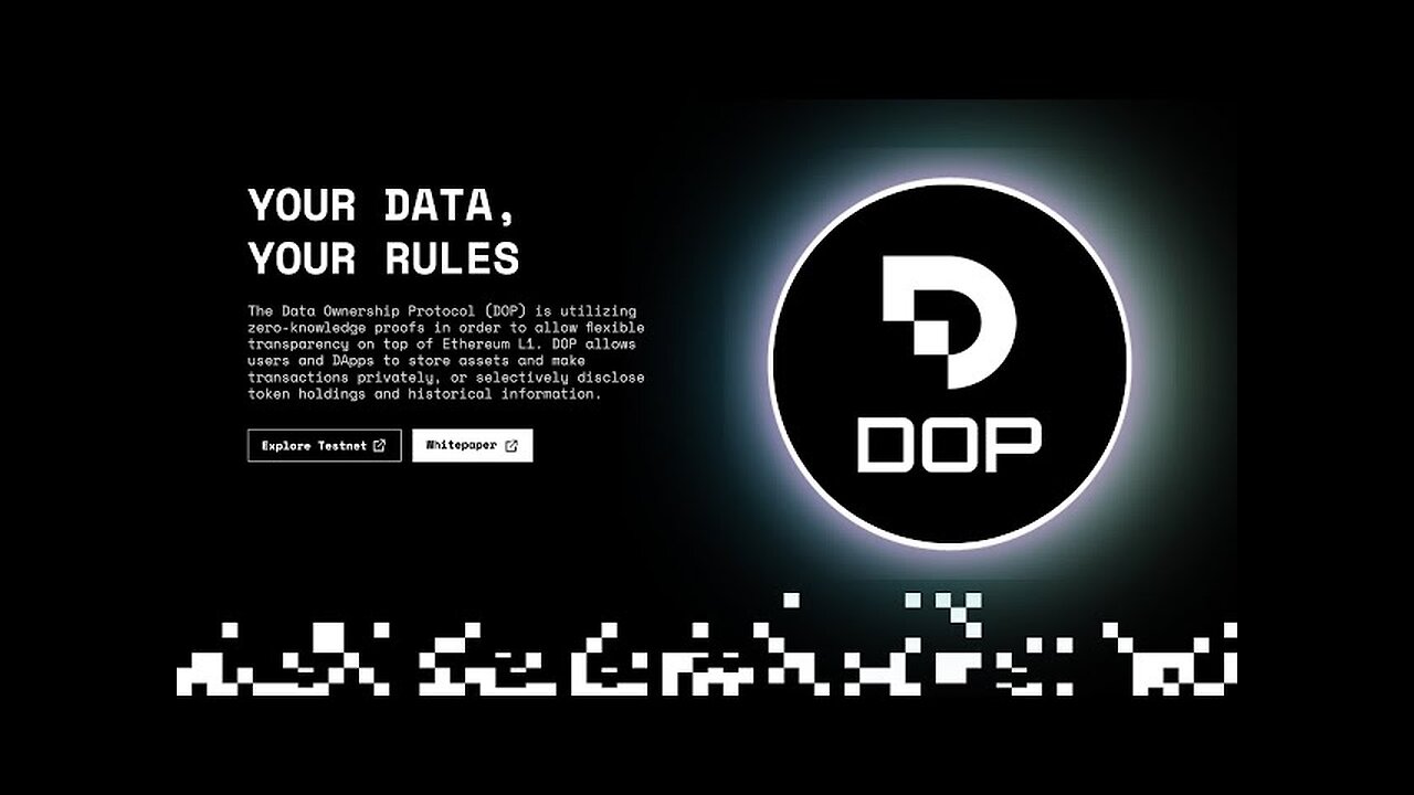 FREE Data Ownership Protocol Airdrop! (D.O.P) | Get a free Airdrop in 10 minutes!