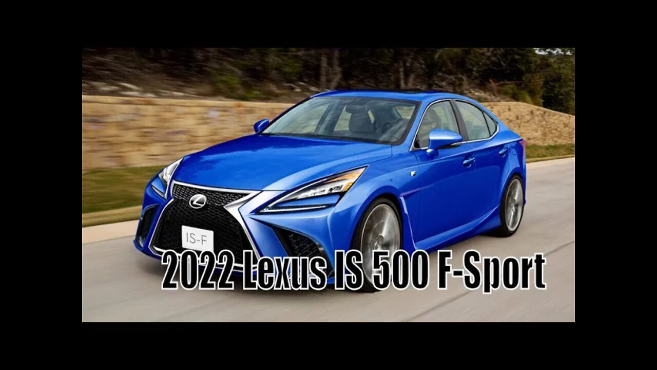 2022 Lexus IS-500 F-Sport