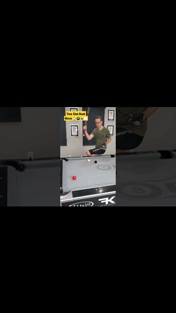 Sick Time Shot Masse Bank! ⏰🎱🏦⚪ #shorts #8ballpool