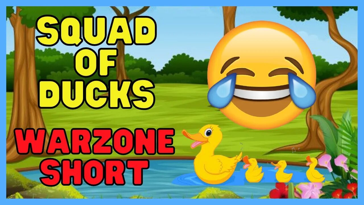 A Squad Of Ducklings | CoD Warzone Shorts #shorts