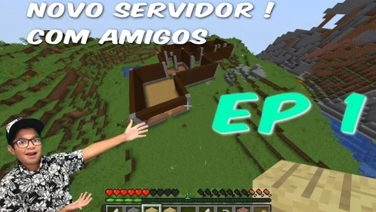 Live de Minecraft com a galera EP2 - #eoroper #pai_eoroper