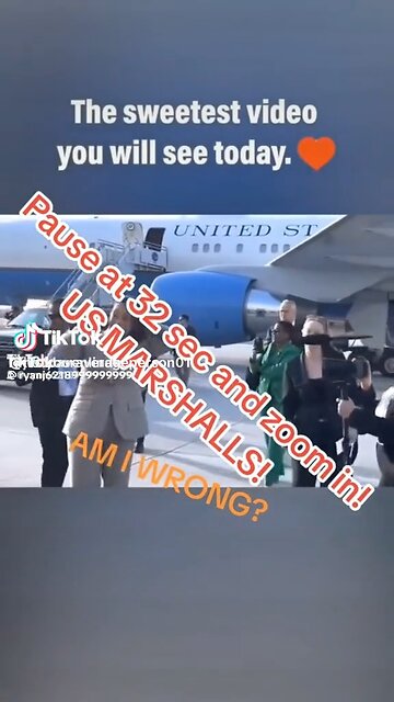 Biden & Harris are escorted by u.s Marshalls