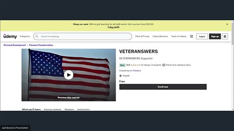 https://www.udemy.com/courses/search/?src=ukw&q=VETERANSWERS Jack Bosma <tutorjacknetwork@gmail.com>