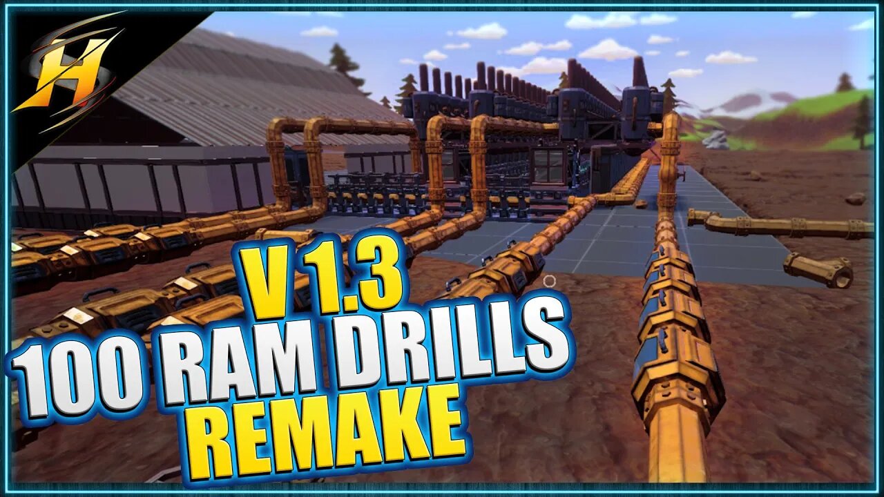 100 Ram Drill Build v1.3 Hydroneer Gameplay