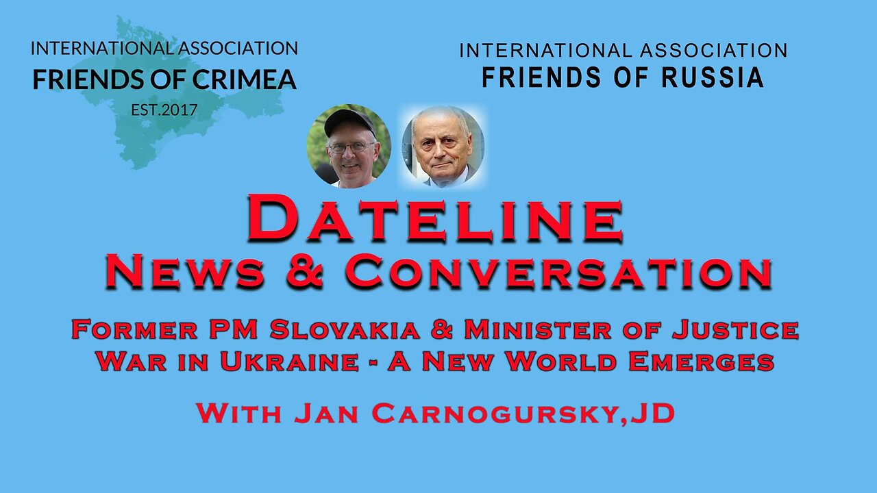 Former Prime Minister of Slovakia - Putin Was Provoked