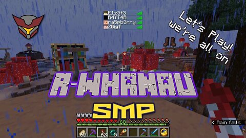 Playing on our Server.