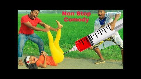 Must Watch New Funny Video 2022 Injection Comedy Video 2022 Try To Not Laugh Ep1 By mr Gothawal