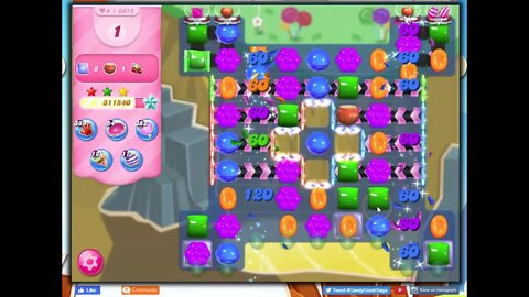 Candy Crush Level 3312 Talkthrough, 25 Moves 0 Boosters