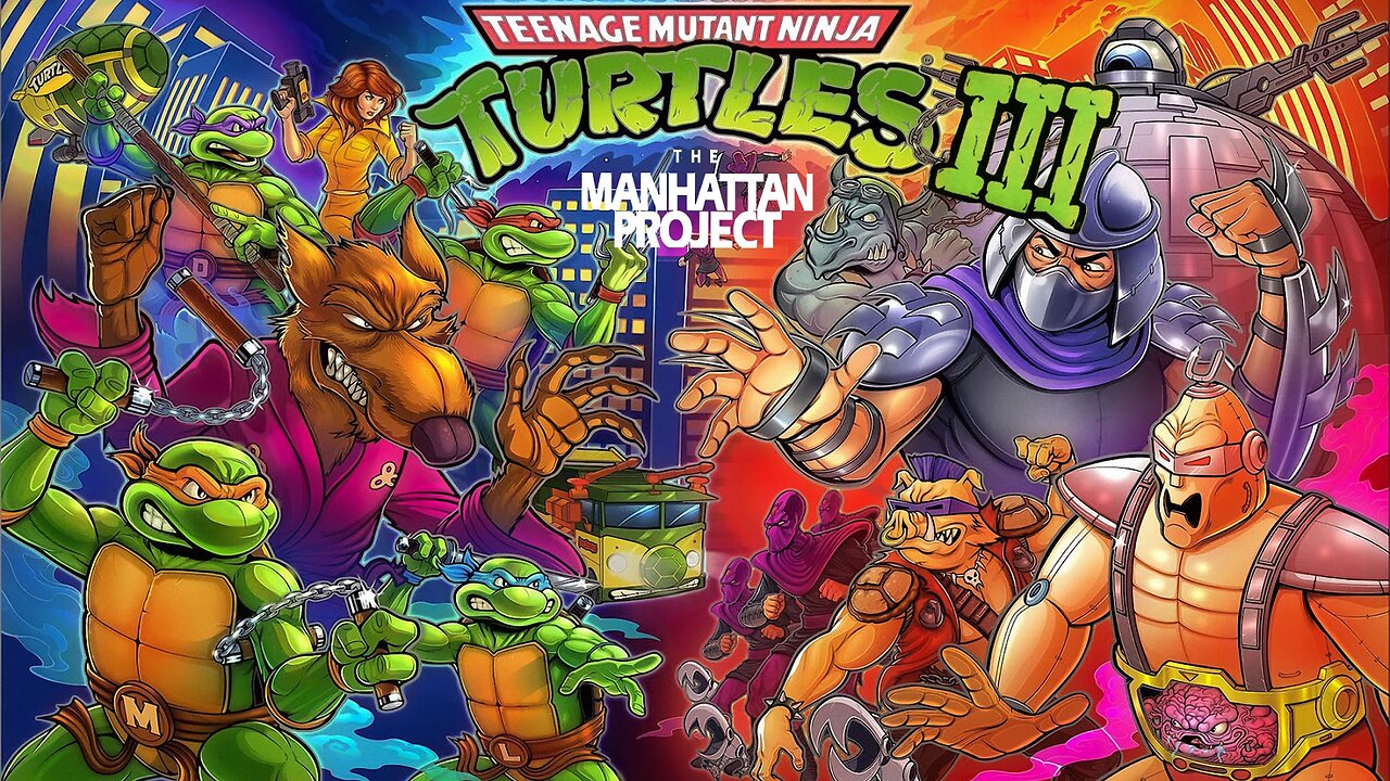 Teenage Mutant Ninja Turtles III: The Manhattan Project (Gameplay Steam Deck)