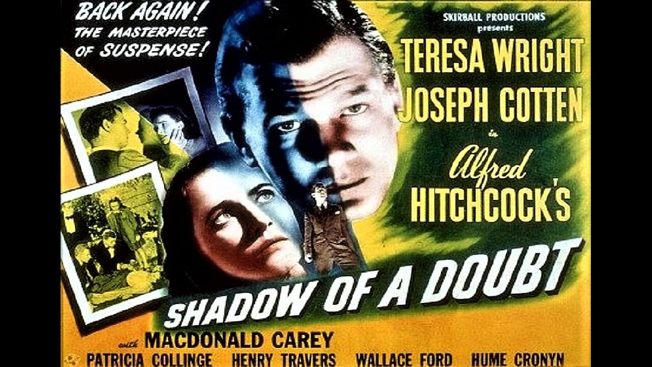 SHADOW OF A DOUBT 1943 Niece Suspects Her Favorite Uncle of Being a Killer FULL MOVIE in HD