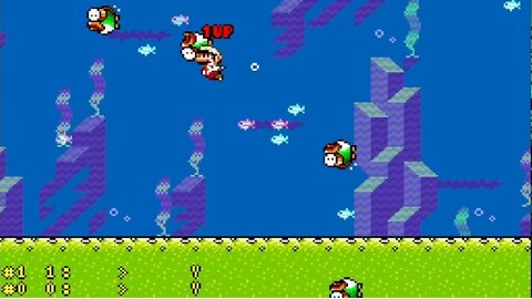 Super Mario World LIVES TRICK #3