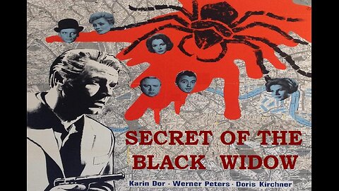 SECRET OF THE BLACK WIDOW 1963 Newsman Investigates Poison Dart Murders FULL MOVIE Enhanced VHS