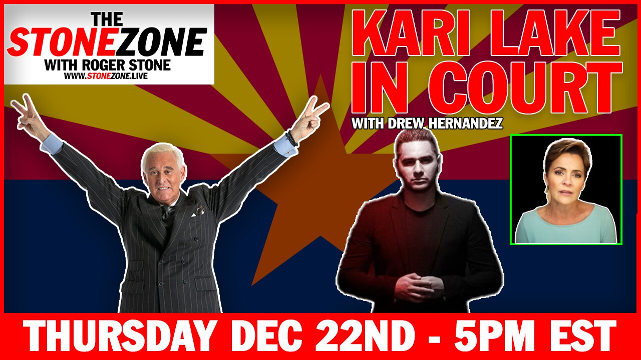 KARI LAKE IN COURT - Drew Hernandez Breaks it Down - The StoneZONE with Roger Stone