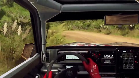 DiRT Rally 2 - Delta Integrale Shuttles Through Ocean Beach