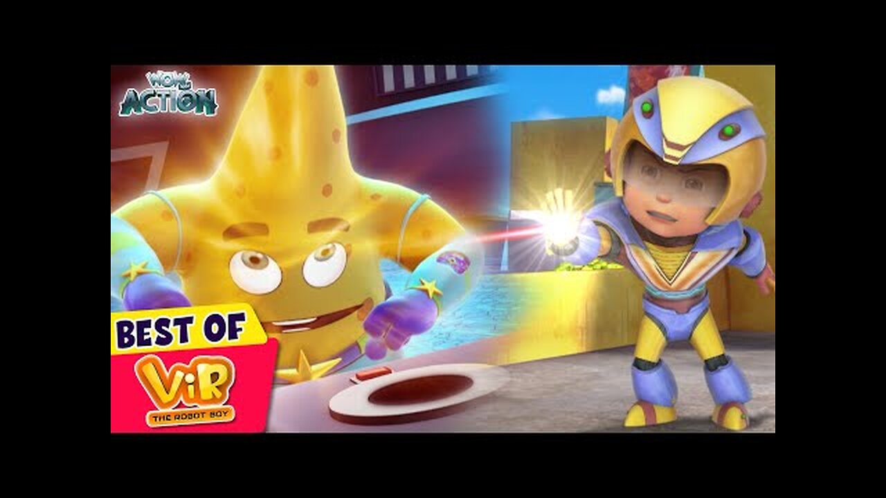 Star Aliens ने क्यो किया Attack -Best Of Vir The Robot Boy- 74 -Hindi Kahani-Wow Kidz Action- #spot