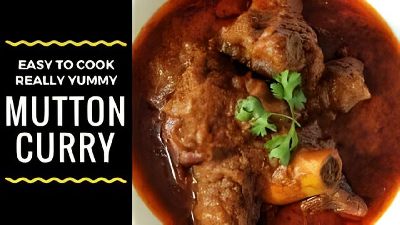 Easy mutton curry recipe...full Video....asmr...