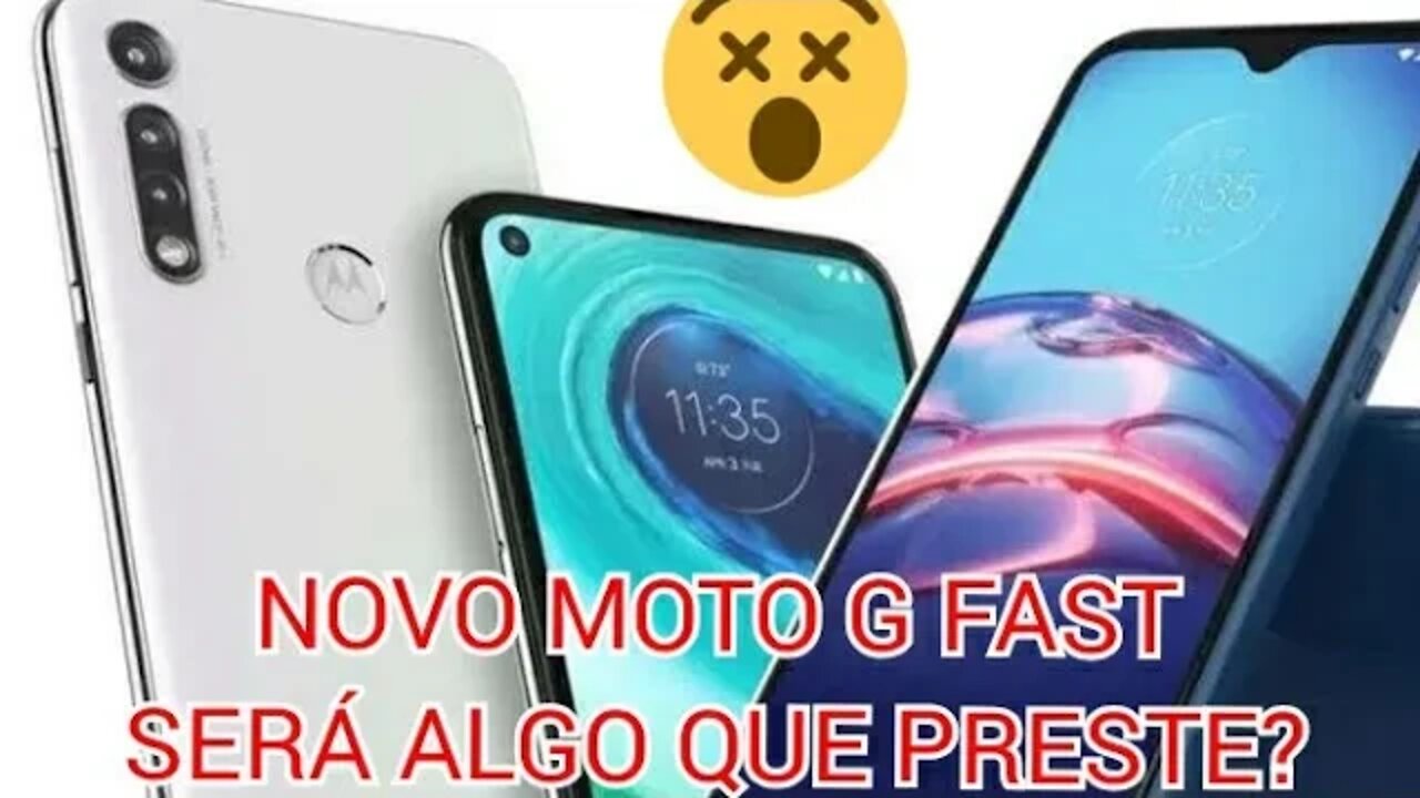 NOVA LINHA DA MOTOROLA MOTO G FAST E MOTO E 2020 UM ESTOURO TECNOLÓGICO