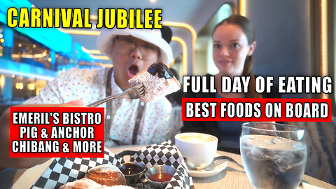 Eating the BEST FOODS on Carnival Jubilee