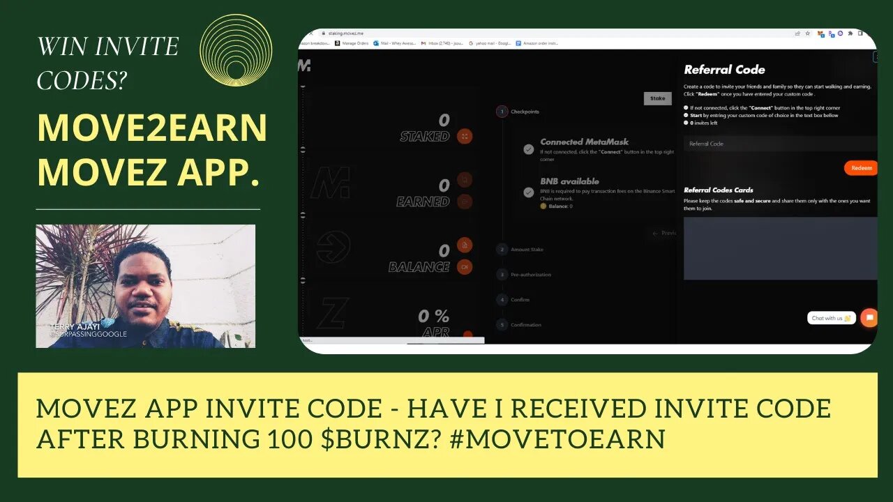 Movez App Invite Code - Have I Received Movez App Invite Code After Burning 100 $Burnz? #movetoearn