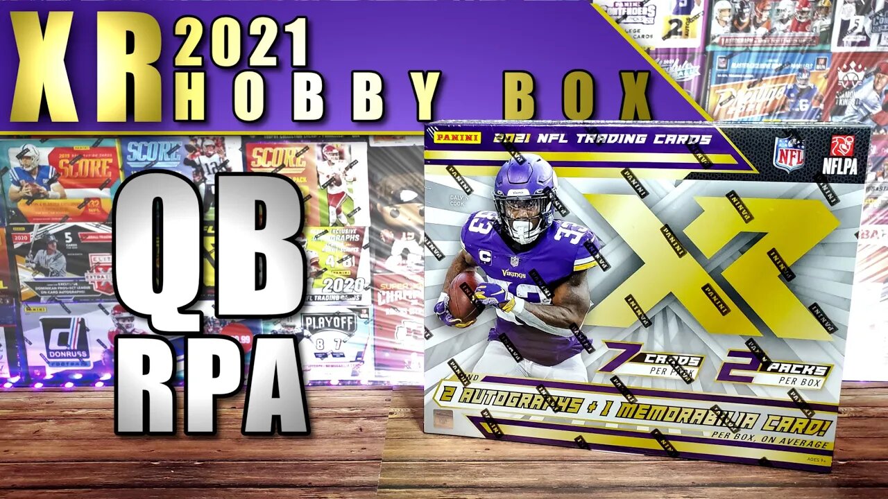 2021 XR Football Hobby Box | QB RPA Pulled - Sweet Looking Cards!