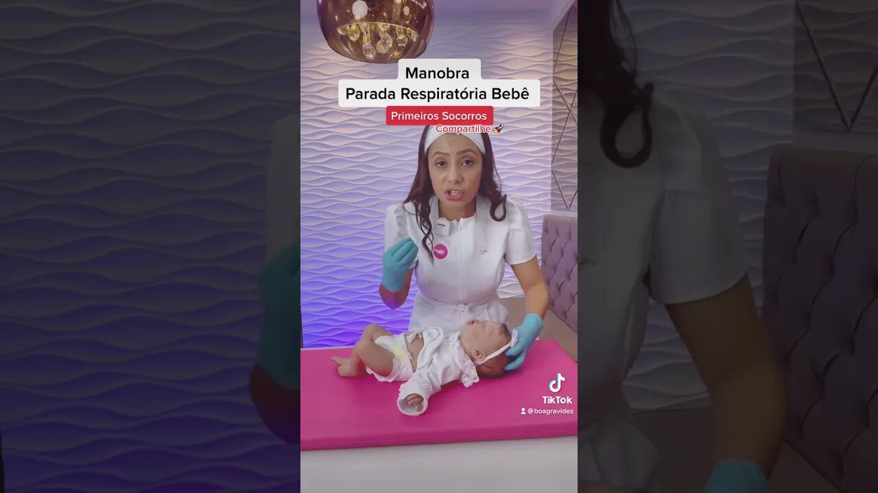 Primeiros Socorros Bebê Parada Cardiorrespiratória