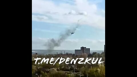 Russian Ka-52 VKS0 Attack Helicopter Hitting Ukrainian Positions