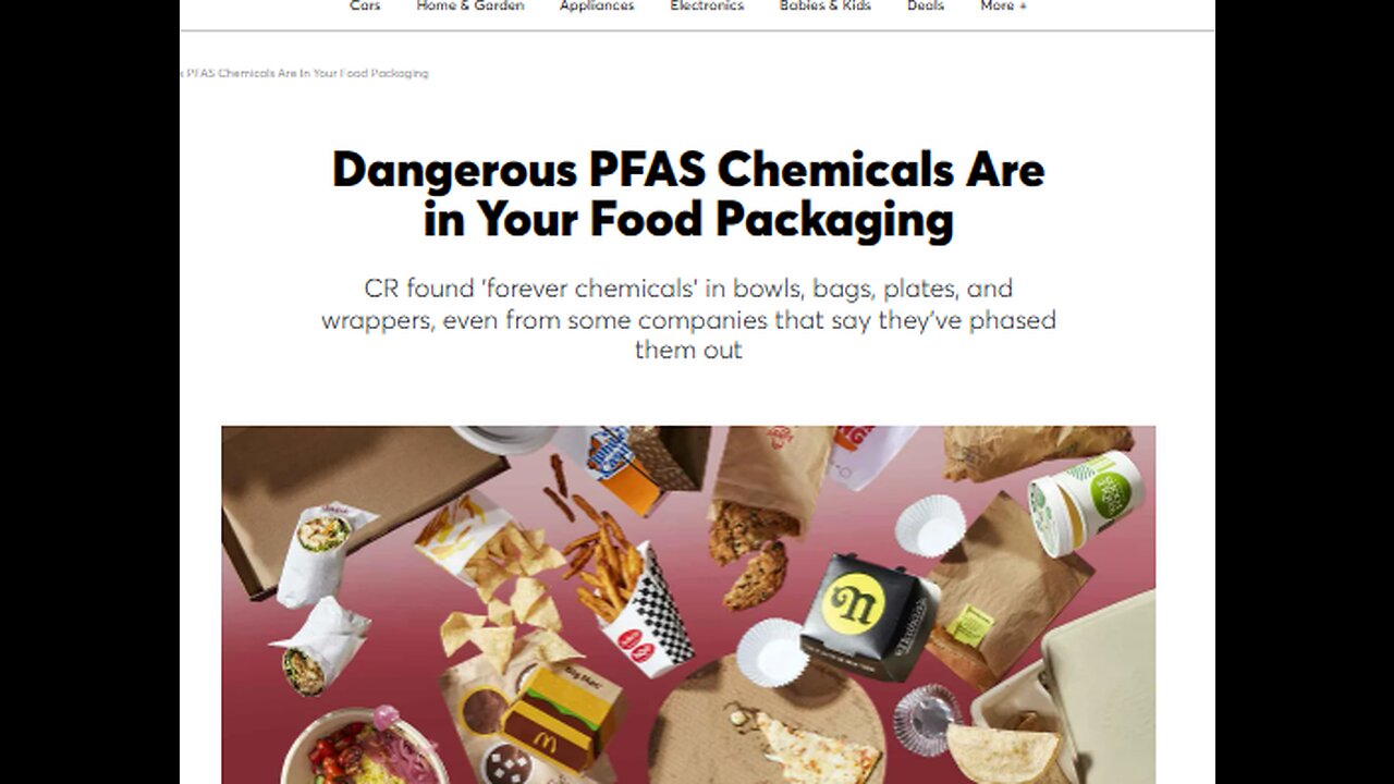 FOREVER CHEMICALS IN FOOD PACKAGING, INCLUDING COMPOSTABLES SEEP INTO YOUR FOOD, AIR & WATER