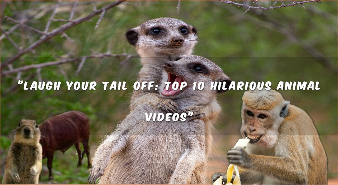 "Laugh Your Tail Off: Top 10 Hilarious Animal Videos"