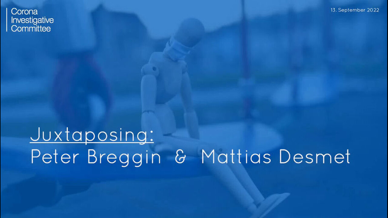 Juxtaposing: Peter Breggin & Mattias Desmet (English | Ad-Hoc 27 & Ad-Hoc 28) | 13.09.2022