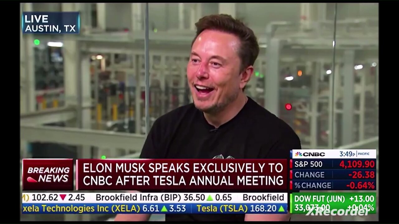 Elon Confounds Mind of Plant-Based Finance NPC on CNBC