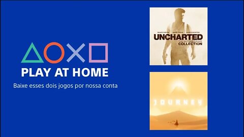 DE GRAÇA, 2 jogos de Playstation 4.