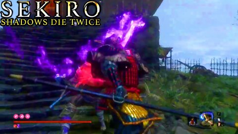 Sekiro: Shadows Die Twice - Mid-Boss Fight - Seven Ashina Spears - Shikibu Toshikatsu Yamauchi